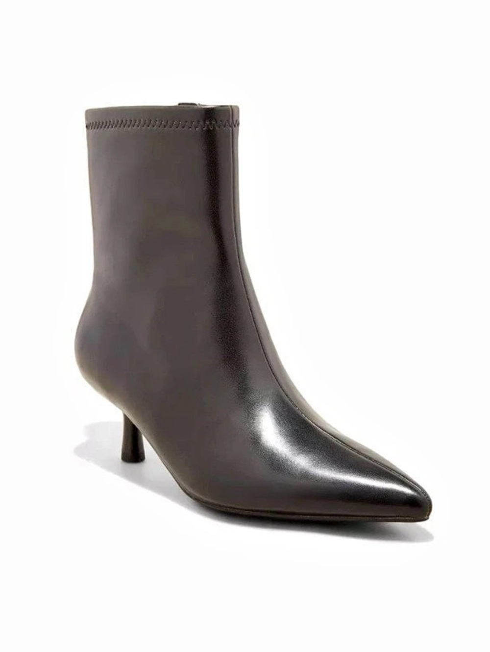 NWT A New Day Lonnie Kitten Heel Stretch Ankle Boots Black 7